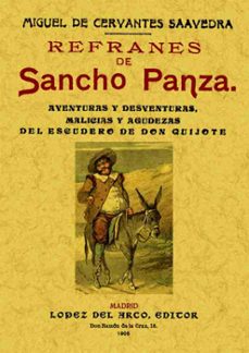 Portada de REFRANES DE SANCHO PANZA (ED. FACSIMIL DE LA ED. DE MADRID, 1905)