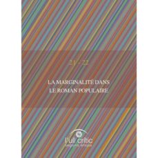 Portada de LA MARGINALITE DANS LE ROMAN POPULAIRE