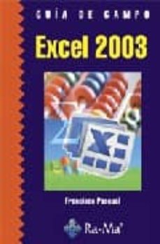 Portada de GUIA DE CAMPO EXCEL 2003