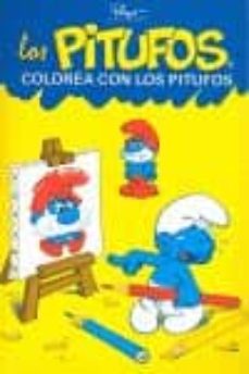 Portada de COLOREA CON LOS PITUFOS