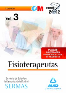 Portada de FISIOTERAPEUTAS DEL SERVICIO DE SALUD DE LA COMUNIDAD DE MADRID. TEMARIO VOLUMEN III