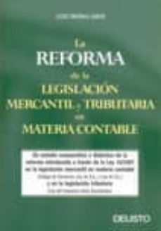 Portada de LA REFORMA DE LA LEGISLACION MERCANTIL