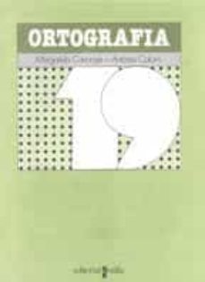 Portada de ORTOGRAFIA 19 C.M.