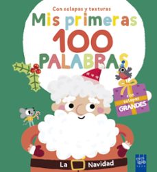 Portada de MIS PRIMERAS 100 PALABRAS CON TEXTURAS. LA NAVIDAD