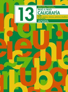 Portada de CALIGRAFIA 13. PASO A PASO