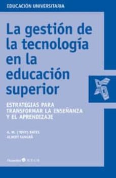 Portada de GESTION DE LA TECNOLOGIA EN LA EDUCACION SUPERIOR