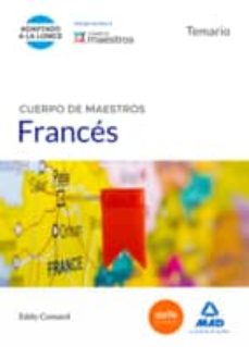 Portada de CUERPO DE MAESTROS FRANCES. TEMARIO