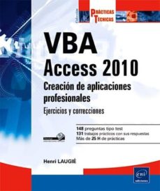 Descargas de libros de Amazon kindle VBA ACCESS 2010: CREACION DE APLICACIONES PROFESIONALES en español 9782746063723 iBook MOBI