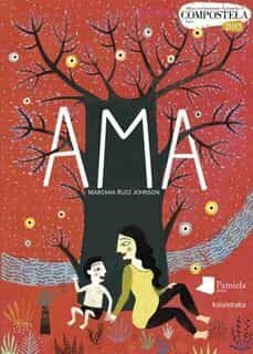 Portada de AMA ( VI NAZIOARTEKO ALBUM ILUSTRATUEN COMPOSTELA SARIA)