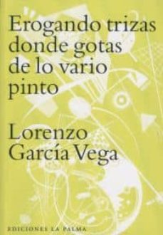 Leer libros de descarga gratuita. EROGANDO TRIZAS DONDE GOTAS DE LO VARIO PINTO de LORENZO GARCIA VEGA (Spanish Edition) 9788487417733