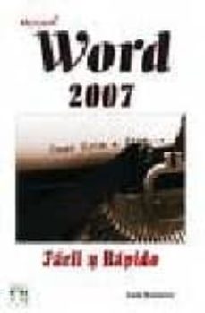 Descargar libros de kindle gratis sin tarjeta de crédito WORD 2007 : FACIL Y RAPIDO de LUIS NAVARRO en español 9788496097933 