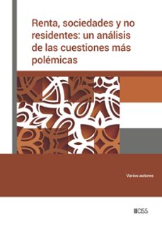 Ebook for calculus gratis para descargar RENTA, SOCIEDADES Y NO RESIDENTES: UN ANÁLISIS DE LAS CUESTIONES MÁS POLEMICAS de 