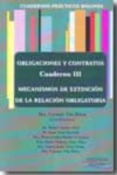 Portada de OBLIGACIONES Y CONTRATOS CUADERNO III