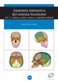 Portada de ANATOMIA INTERACTIVA DEL SISTEMA LOCOMOTOR (VOL. 2): CABEZA Y CUE LLO, TRONCO Y MIEMBRO INFERIOR (CD-ROM)