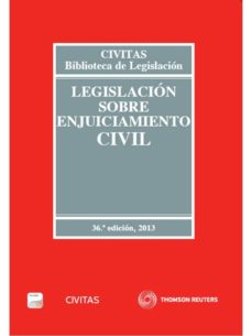 Portada de LEGISLACION SOBRE ENJUICIAMIENTO CIVIL