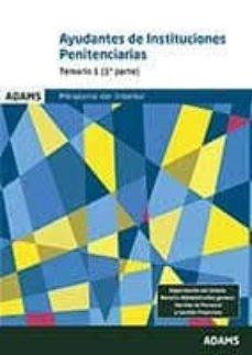Portada de AYUDANTES DE INSTITUCIONES PENITENCIARIAS: TEMARIO 1