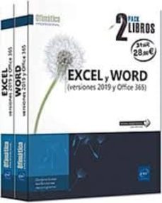 Descargar audiolibros en ingles mp3 EXCEL Y WORD (VERSIONES 2019 Y OFFICE 365): PACK 2 LIBROS
