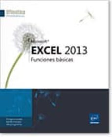 Los mejores libros de descarga gratuita pdf OFIMÁTICA PROFESIONAL EXCEL 2013 - FUNCIONES BÁSICAS