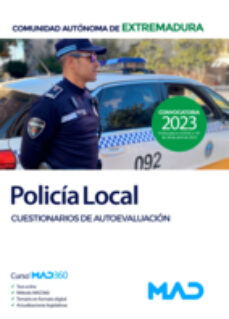 Descarga de libros de texto bd POLICIA LOCAL DE EXTREMADURA. CUESTIONARIOS DE AUTOEVALUACION AYUNTAMIENTOS DE EXTREMADURA