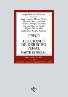 Descargar LECCIONES DE DERECHO PENAL. PARTE ESPECIAL: TOMO I. ADAPTADAS A LAS LEYES ORGANICAS 2/2010 Y 5/2010 DE REFORMA DEL CODIGO PENAL gratis pdf - leer online