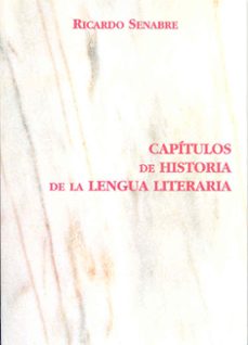 Portada de CAPITULOS DE HISTORIA DE LA LENGUA LITERARIA