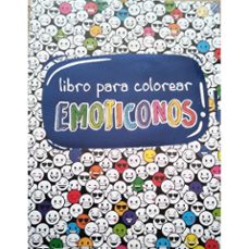 Portada de LIBRO PARA COLOREAR EMOTICONOS AZUL