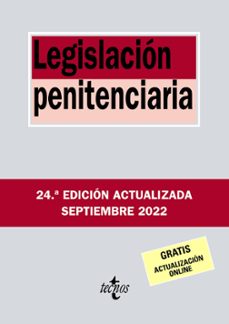 Portada de LEGISLACION PENITENCIARIA