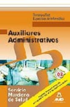 Portada de AUXILIARES ADMINISTRATIVOS DEL SERVICIO MURCIANO DE SALUD. TEMARI O Y TEST ESPECIFICOS DE INFORMATICA