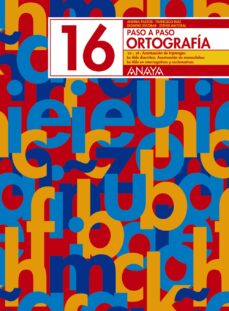 Portada de ORTOGRAFIA 16. PASO A PASO