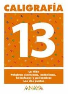 Portada de CALIGRAFIA 13 (PRIMARIA) (ED. 2004)