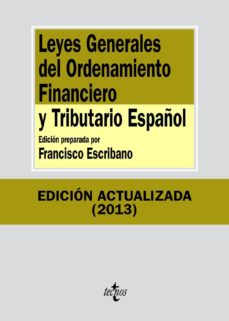 Portada de LEYES GENERALES DEL ORDENAMIENTO FINANCIERO Y TRIBUTARIO ESPAÑOL (7ª ED.)
