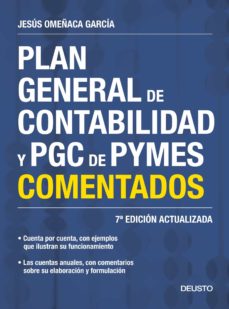Portada de PLAN GENERAL DE CONTABILIDAD Y PGC DE PYMES COMENTADOS