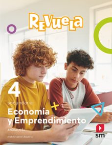 Portada de ECONOMIA Y EMPRENDIMIENTO 4º ESO  REVUELA  ANDALUCIA