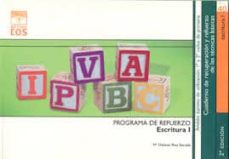 Portada de ESCRITURA 1: PROGRAMA DE REFUERZO. NIVEL OPTIMO DE UTILIZACION 1º Y 2º CICLO DE EDUCACION PRIMARIA