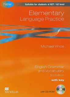 Ebooks descargas gratuitas txt ELEMENTARY LANGUAGE PRACTICE (3RD EDITION) WITH KEY & CD-ROM (3ª ED.) in Spanish ePub FB2 PDF de MICHAEL VINCE