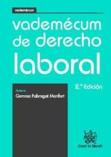Portada de VADEMECUM DE DERECHO LABORAL 2ª EDICION