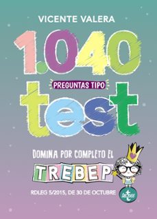 Portada de 1040 PREGUNTAS TIPO TEST TREBEP