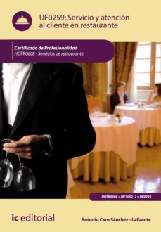 Portada de SERVICIO Y ATENCION AL CLIENTE EN RESTAURANTE