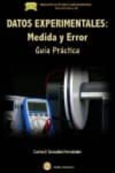 Imagen de DATOS EXPERIMENTLAES: MEDIDA Y ERROR de CARLOS F. GONZALEZ FERNANDEZ