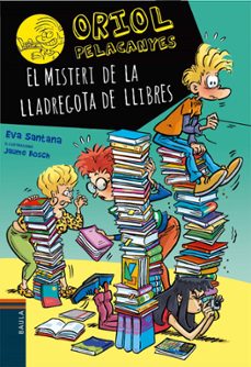 Portada de ORIOL PELACANYES 21: EL MISTERI DE LA LLADREGOTA DE LLIBRES