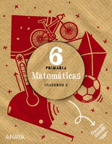 Descargas de libros electrónicos gratuitos MATEMÁTICAS 6º EDUCACION PRIMARIA CUADERNO 3 9788414322383 en español DJVU PDB de 