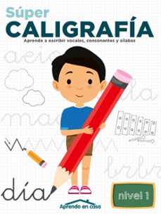 Portada de APRENDO EN CASA SUPER CALIGRAFIA NIVEL 1