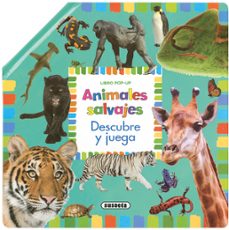 Portada de DESCUBRE Y JUEGA:ANIMALES SALVAJES