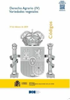 Portada de DERECHO AGRARIO: VARIEDADES VEGETALES