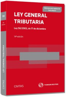 Portada de LEY GENERAL TRIBUTARIA   (14º ED.)