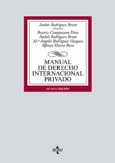 Descargas de libros electrónicos para portátiles MANUAL DE DERECHO INTERNACIONAL PRIVADO in Spanish 9788430982493 de ANDRES RODRIGUEZ BENOT MOBI FB2