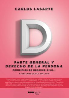 Descargar PRINCIPIOS DE DERECHO CIVIL TOMO I: PARTE GENERAL Y DERECHO DE LA PERSONA gratis pdf - leer online