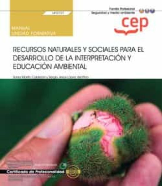 MANUAL. RECURSOS NATURALES Y SOCIALES PARA EL DESARROLLO DE LA ...