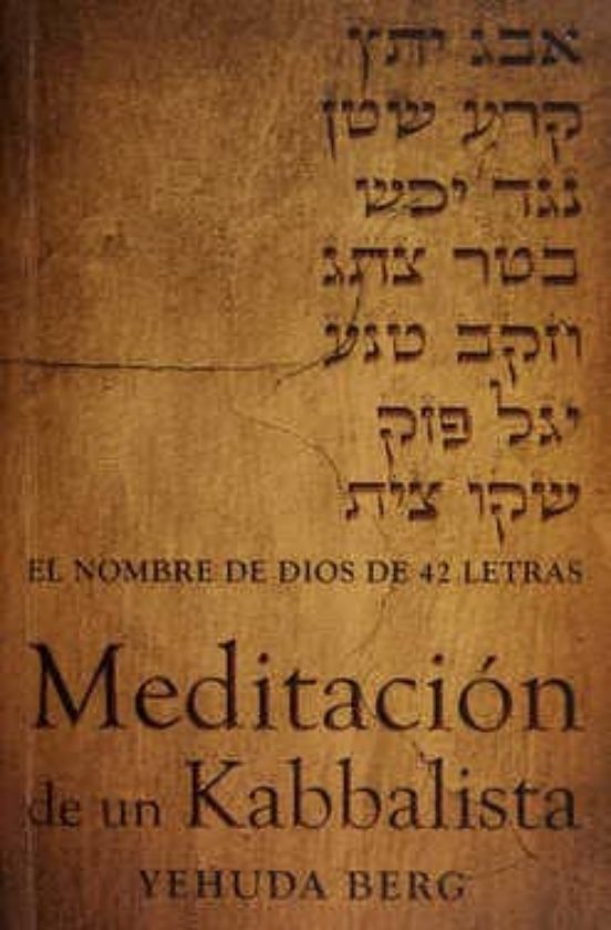 MEDITACION DE UN KABBALISTA | YEHUDA BERG | Comprar libro