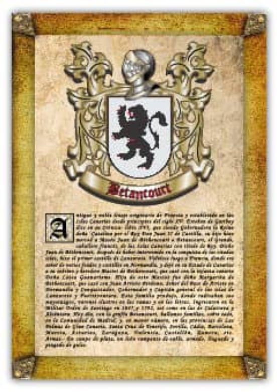 Ebook APELLIDO BETANCOURT / ORIGEN, HISTORIA